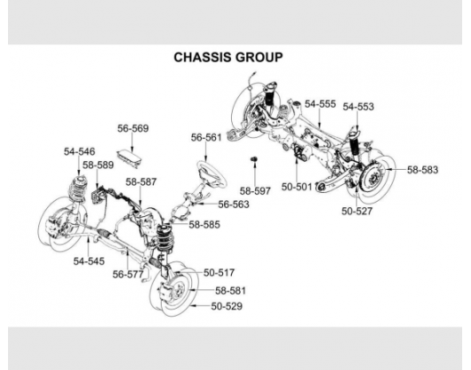 Chi tiết hệ thống gầm KIA