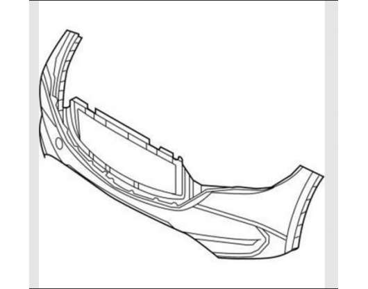 Mazda KSD5-50-031A-BB - Cản trước